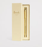 Harrods ballpoint pen metal logo 13cm (British brand)