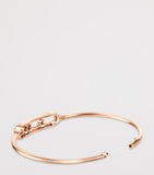 Messika pink gold diamond pavé thin bangle (British brand)