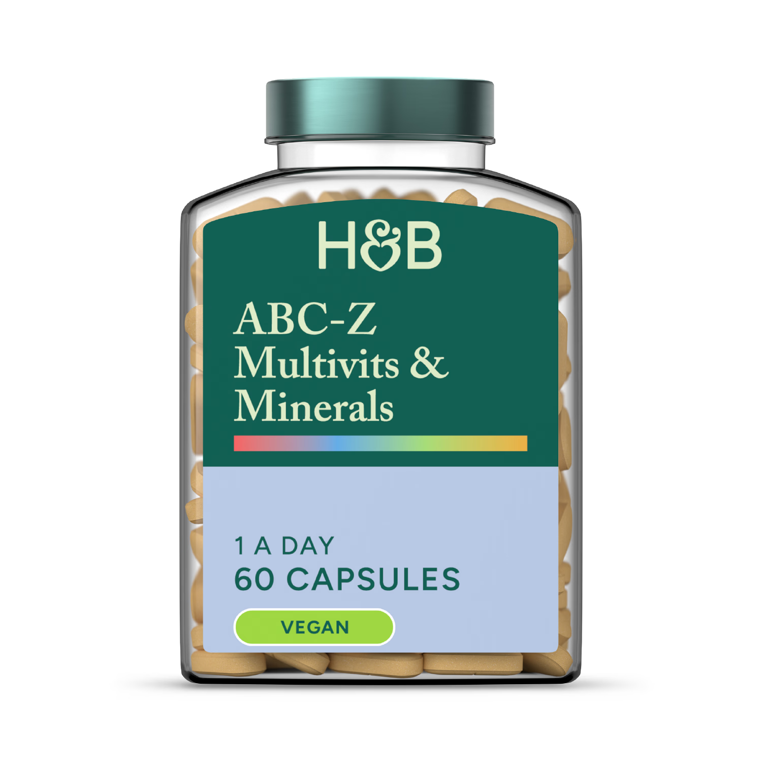 Holland & Barrett ABC to Z Vegan Multivitamins 60 Tablets, UK version