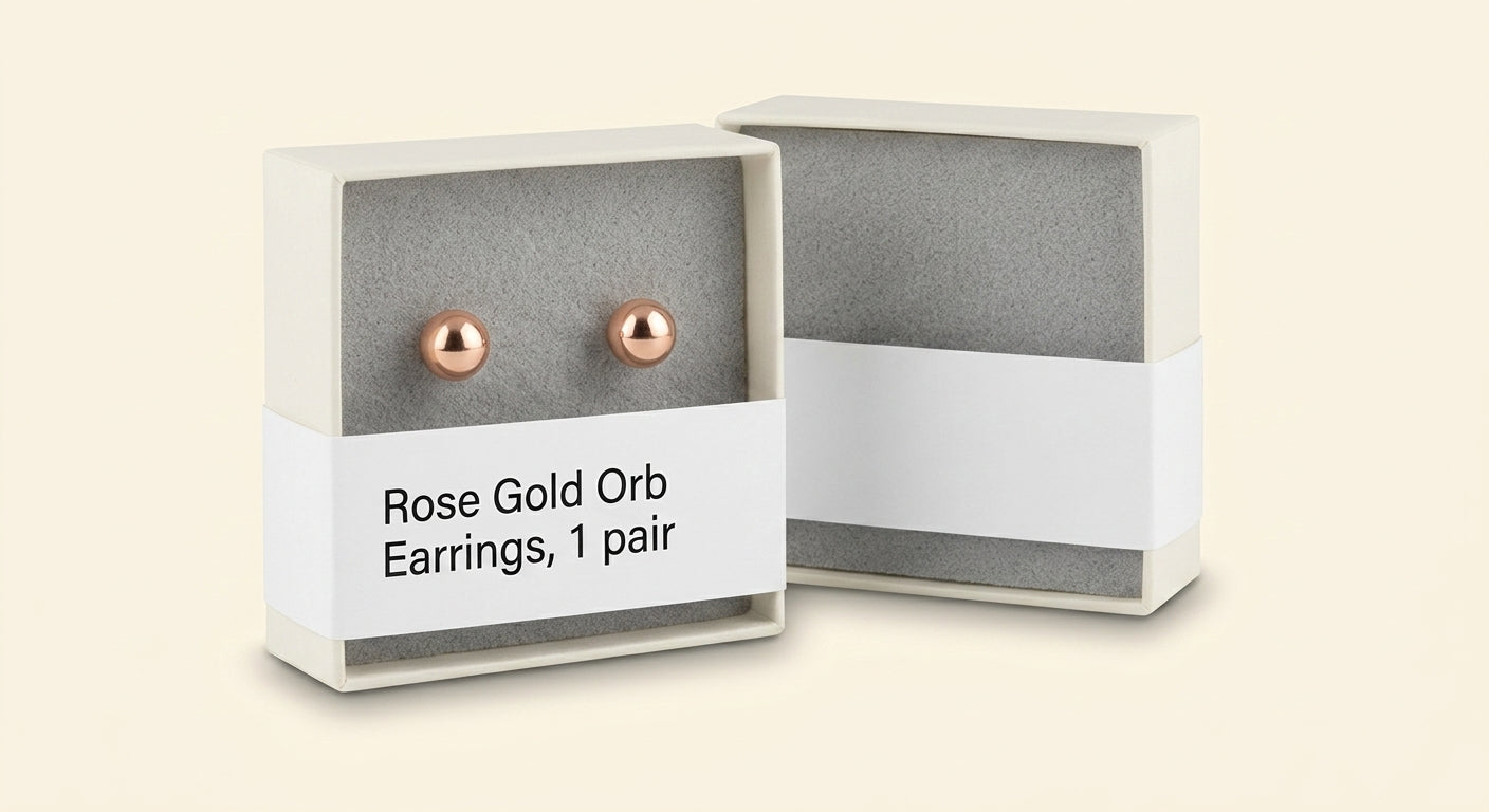 Vivienne Westwood Mayfair orb rose gold-tone stud earrings 20mm (British brand)