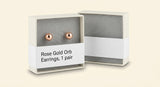 Vivienne Westwood Mayfair orb rose gold-tone stud earrings 20mm (British brand)