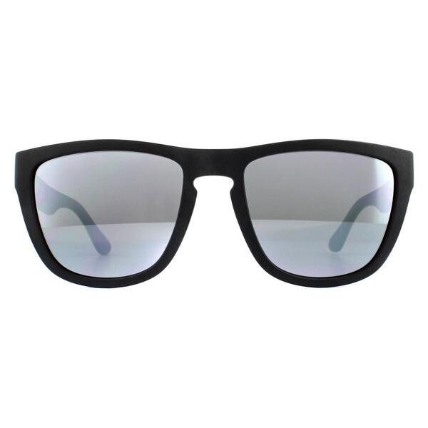 Tommy Hilfiger TH 1557/S black mirrored sunglasses, imported from the UK