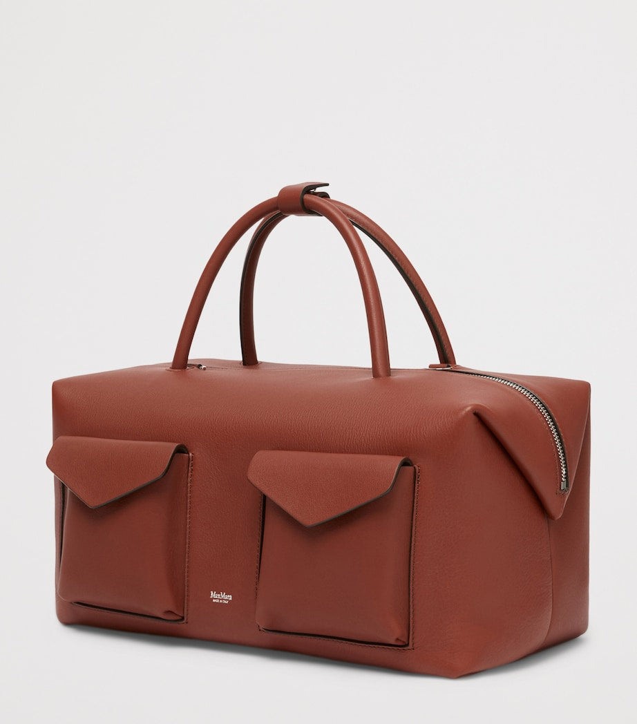 Max Mara Large Leather Boston Bowler Bag, UK version
