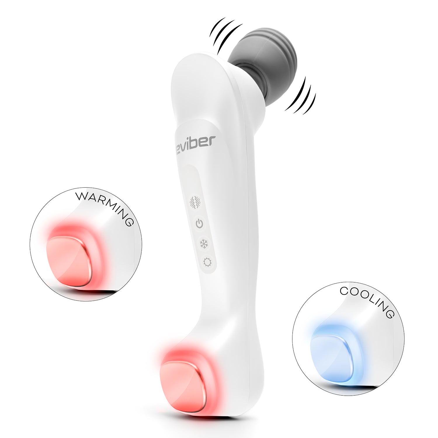 Reviber deep tissue body massager with hot cold therapy, UK version
