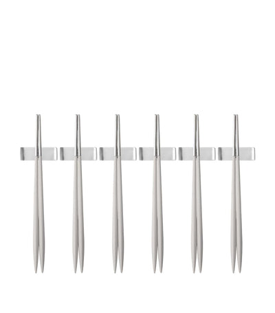Ensemble de baguettes Bugatti Ares en acier inoxydable de 6