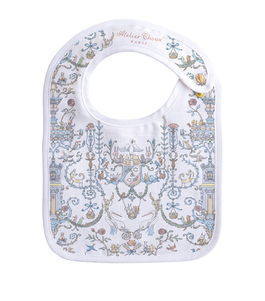 Atelier Choux Toile de Jouy bib, imported from the UK