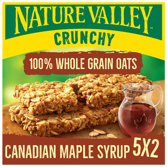 Nature Valley Crunchy Oats & Maple Syrup Cereal Bars 5x42g cereal bars Sainsburys   
