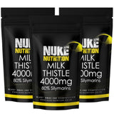 Nuke Nutrition Milk Thistle 4000mg & 80% Silymarins-180ct GOODS Superdrug   