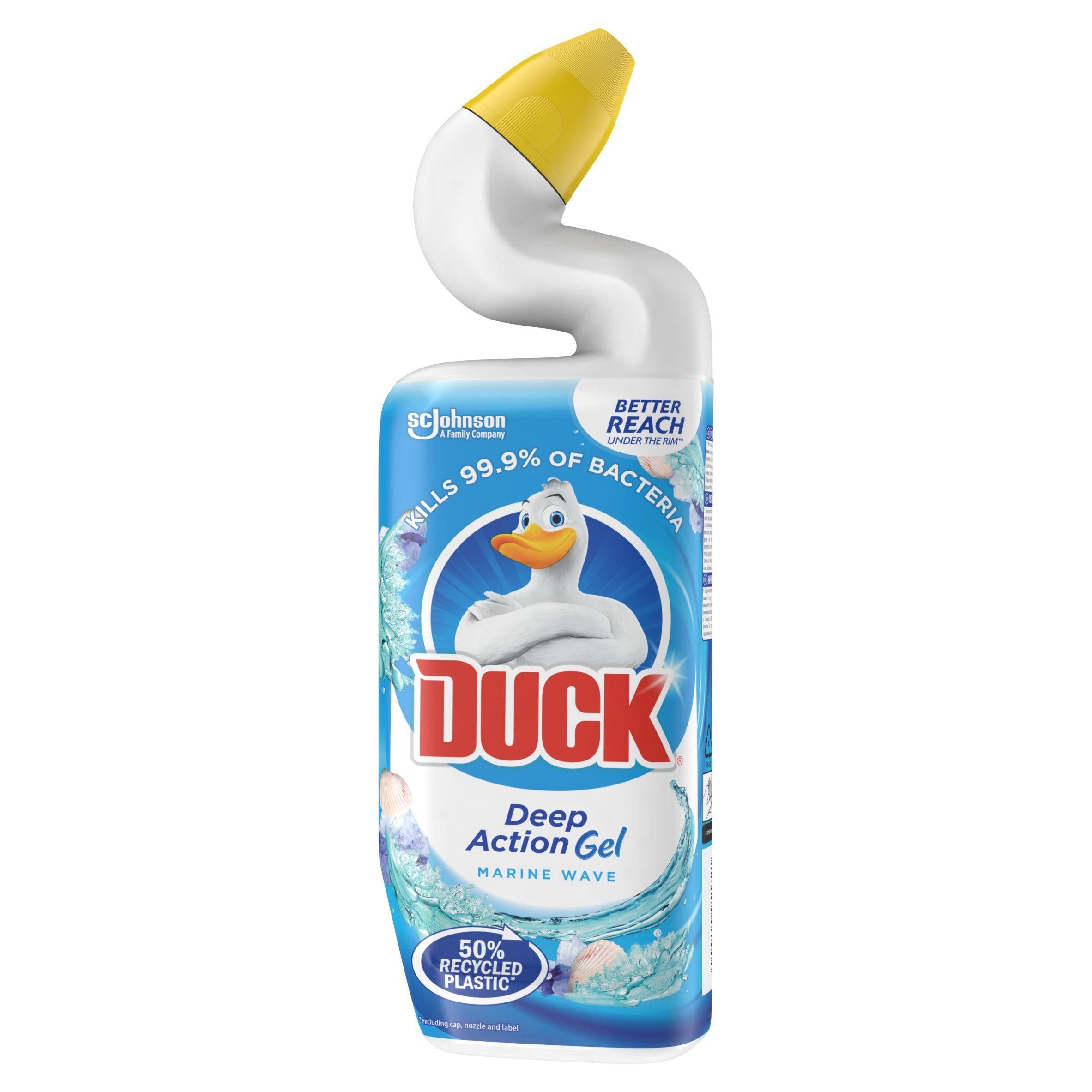 Duck Toilet Cleaner Deep Action Liquid Gel Marine 750ml GOODS Sainsburys   