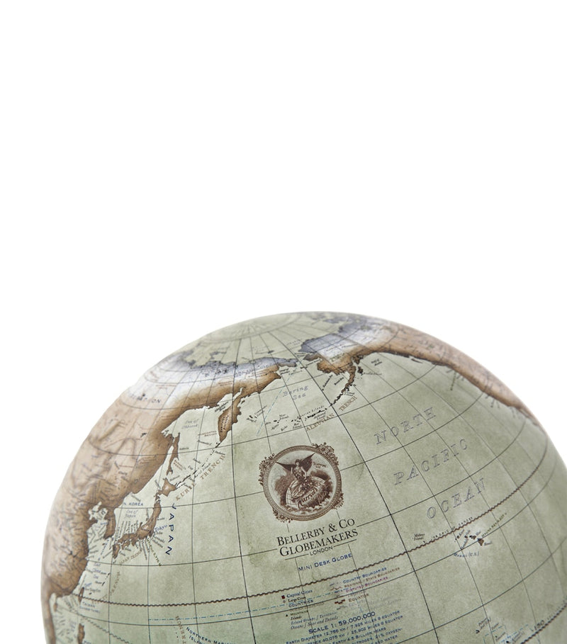 Bellerby Brass Albion Desk Globe 22cm - British product