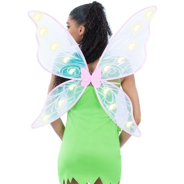 Smiffys LED iridescent light up fairy wings, UK version