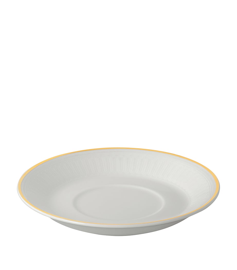 Villeroy & Boch bone porcelain Château Septfontaines espresso saucer (British brand)