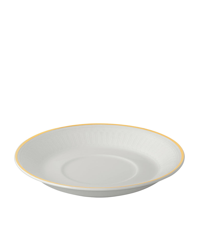 Villeroy & Boch bone porcelain Château Septfontaines espresso saucer (British brand)