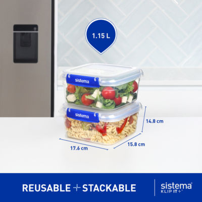 Sistema KLIP IT PLUS Sandwich Lunch Box 1.15L (British brand)