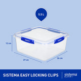 Sistema KLIP IT PLUS food storage container 235x80x170 mm (British brand)