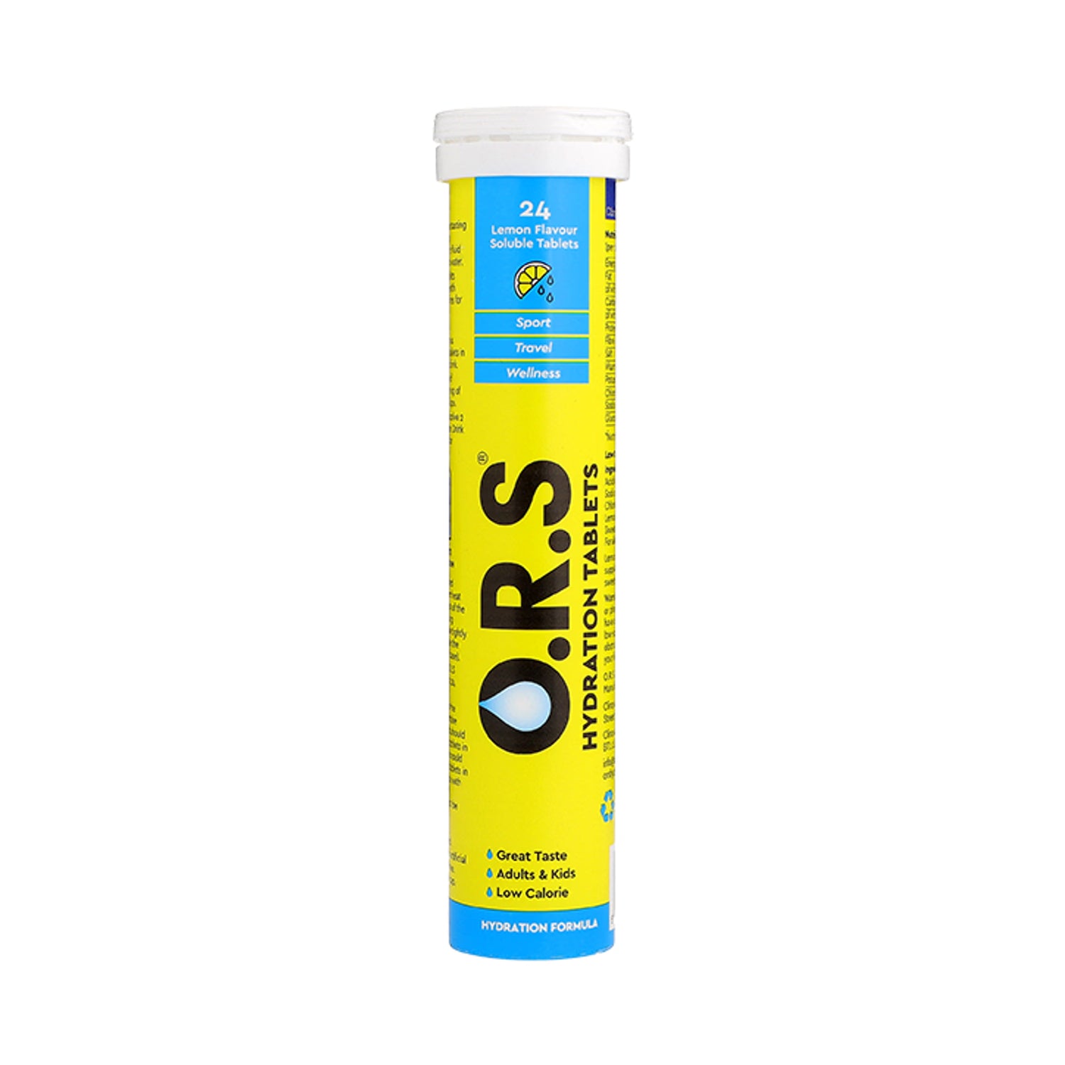 O.R.S. hydration tablets lemon flavour 24 tablets - British product
