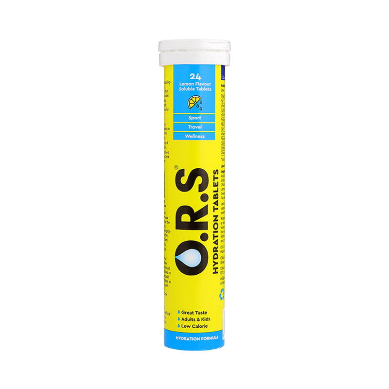 O.R.S. hydration tablets lemon flavour 24 tablets - British product