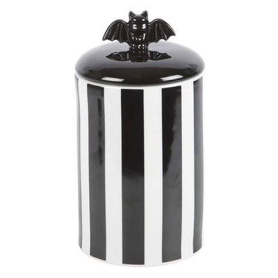 Superdrug Something Different Striped Bat Ceramic Storage Jar 20.5cm Height- Buy online at McGrocer