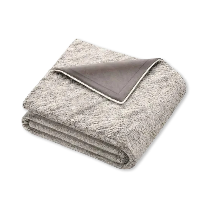 Beurer fluffy heated snuggie throw beige (British brand)