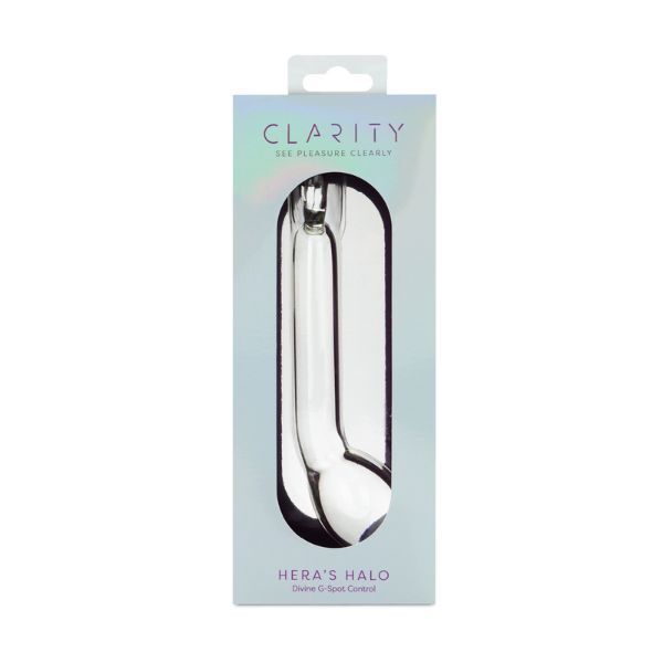 Clarity glass dildo Hera's Halo 6-inch (British brand)