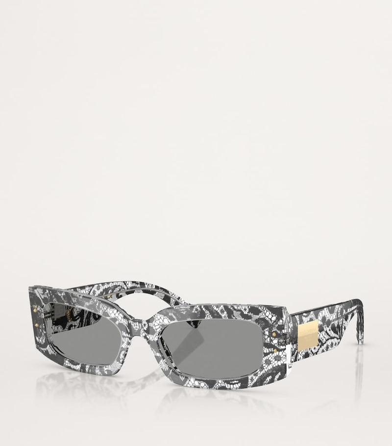 Dolce&Gabbana acetate rectangular sunglasses, UK version