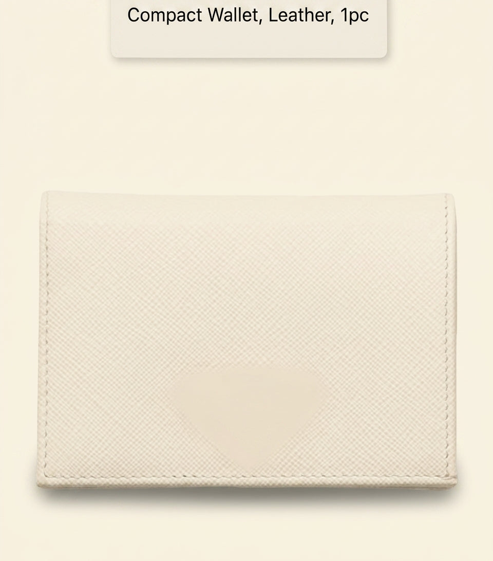 Prada Saffiano leather bifold wallet small size, imported from the UK