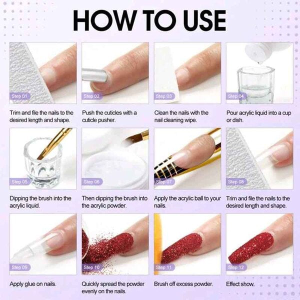 Leaper complete set professional nail art tools (British brand)