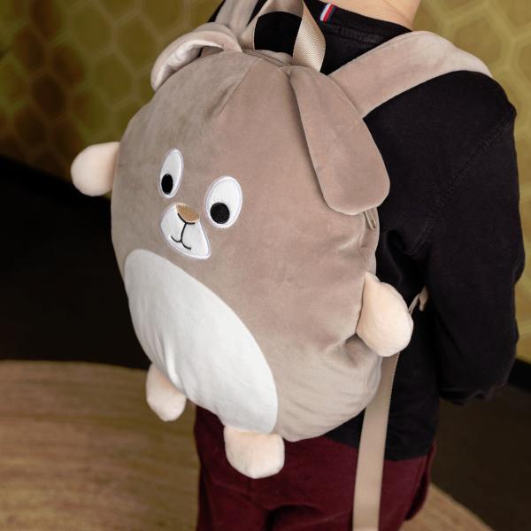Cozy Noxxiez bunny plush backpack travel pillow (British brand)