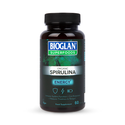 Bioglan Økologisk Spirulina Kapsler 60