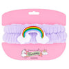 Fantasy rainbow scrunchie hair band (British brand)