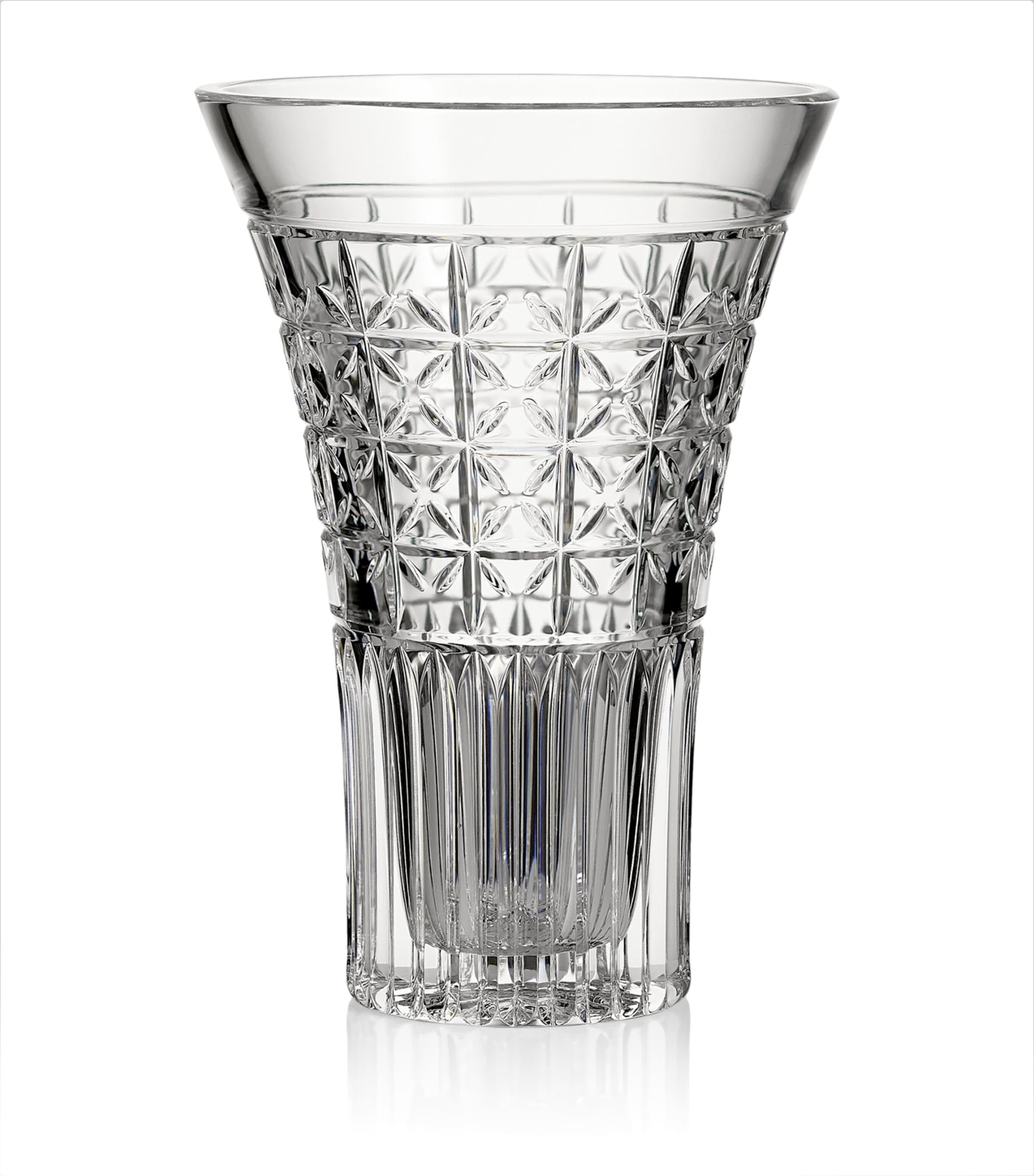 Waterford Powerscourt crystal vase 20cm (British brand)