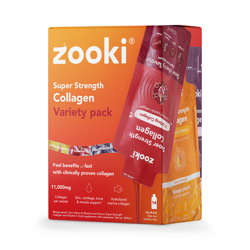 Zooki Super Strength Marine Collagen 14 Sachets - British product