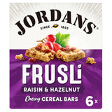 Jordans Frusli Raisins & Hazelnuts Chewy Cereal Bars 6x30g cereal bars Sainsburys   