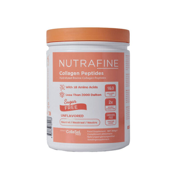 Nutrafine hydrolysed collagen powder 300g, imported from the UK