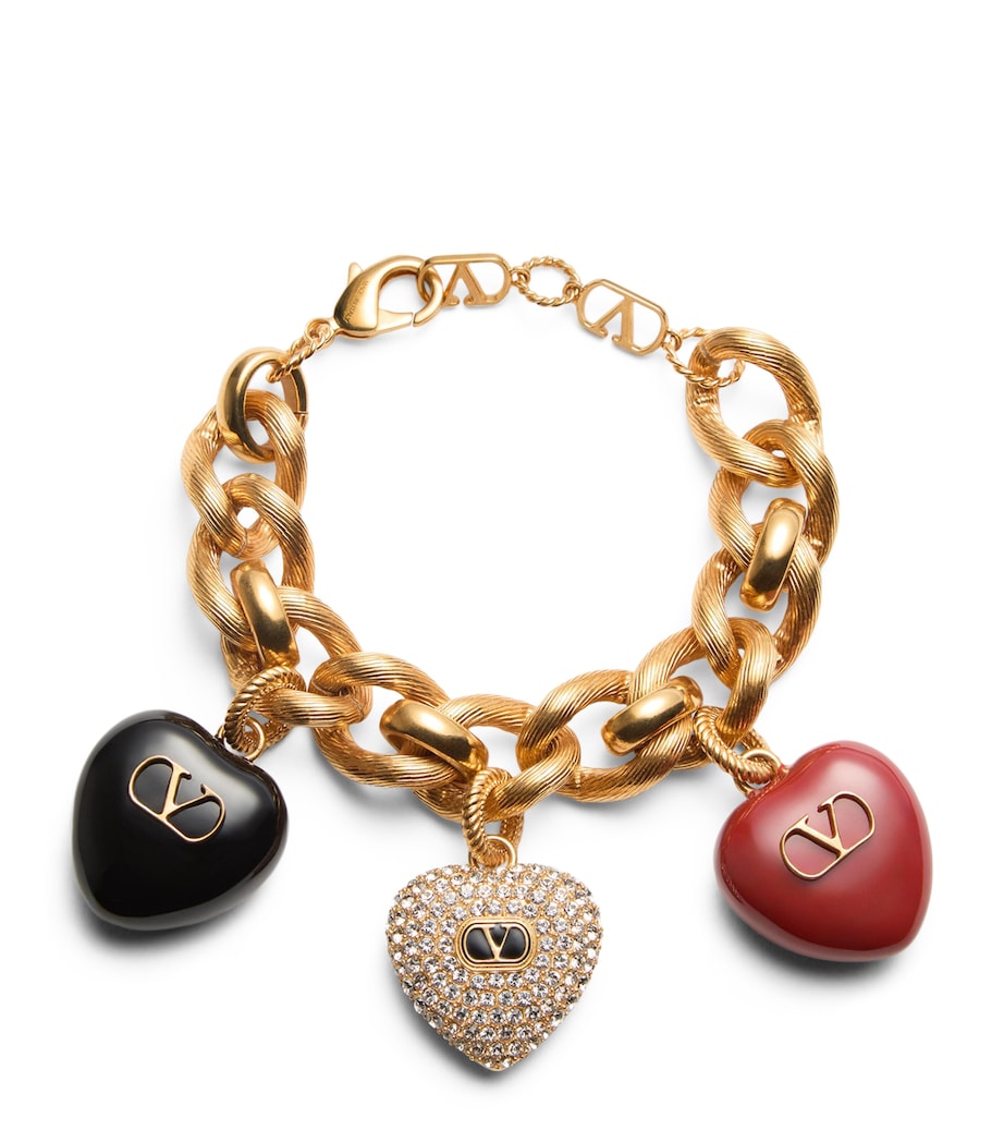 Valentino Garavani Triple Coeur Royal bracelet - British product