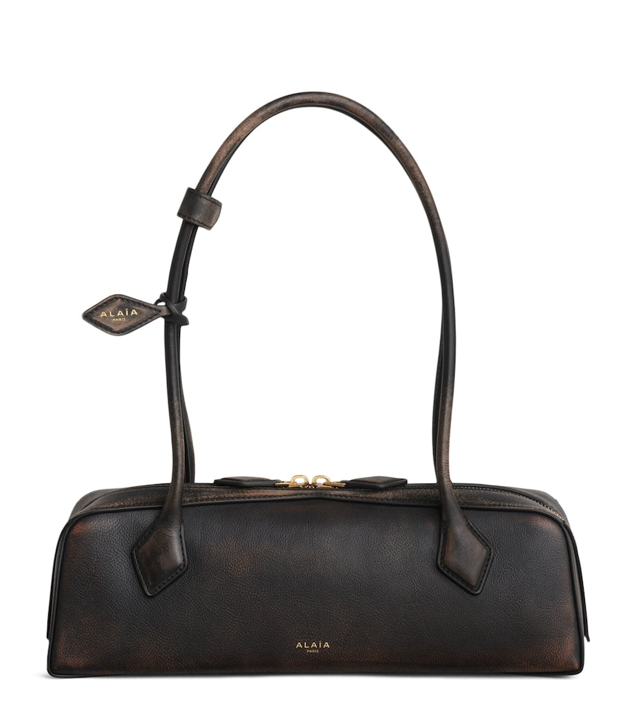 Alaïa Le Teckel medium shoulder bag in calfskin, imported from the UK