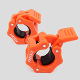 Phoenix Fitness barbell clamp 1 inch orange - British product