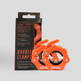 Phoenix Fitness barbell clamp 1 inch orange - British product