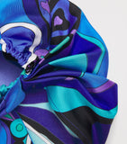 Pucci silk bandana Orchidee print - British product