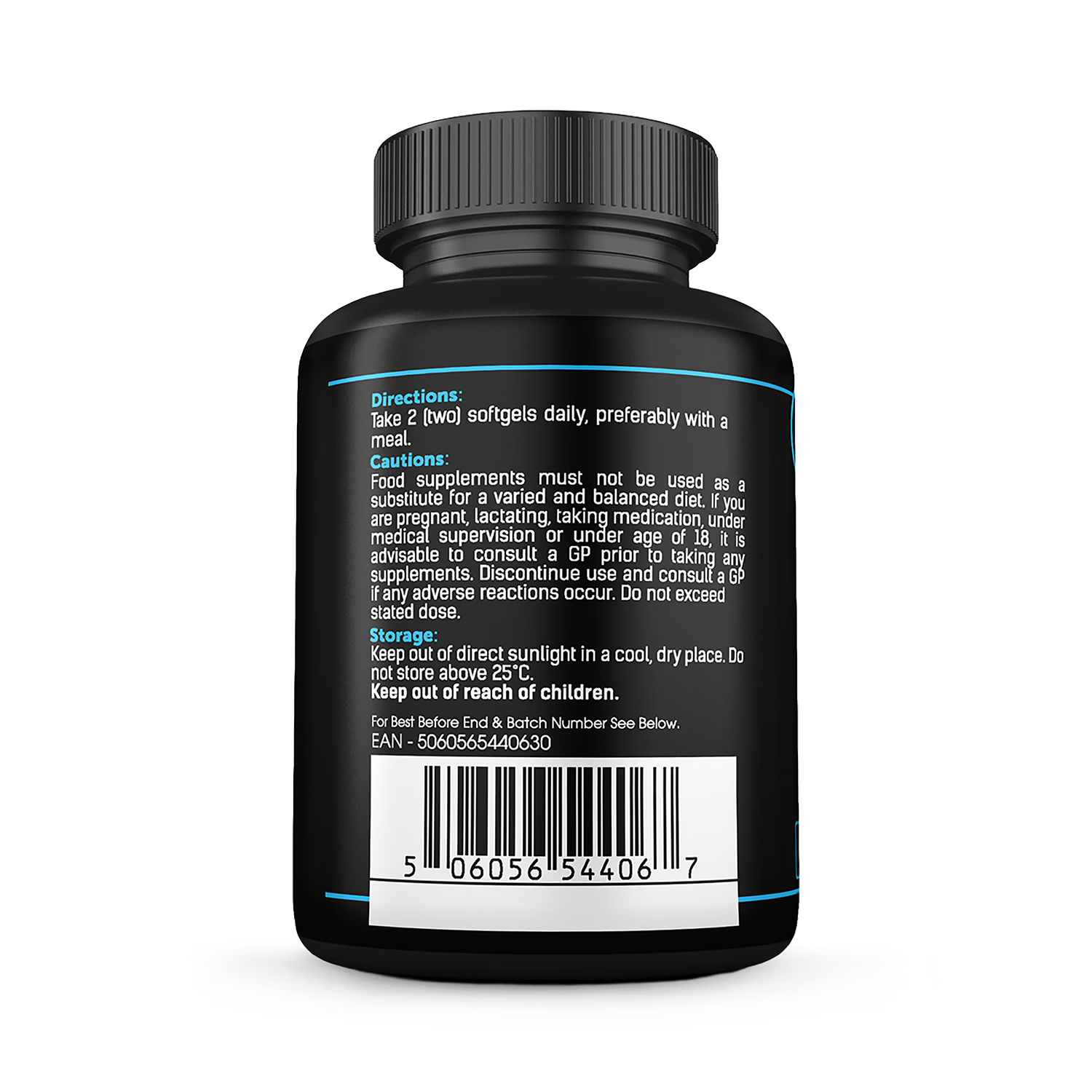 SS Sport Supplies Fish Oil 1000mg 120 caps, imported from the UK