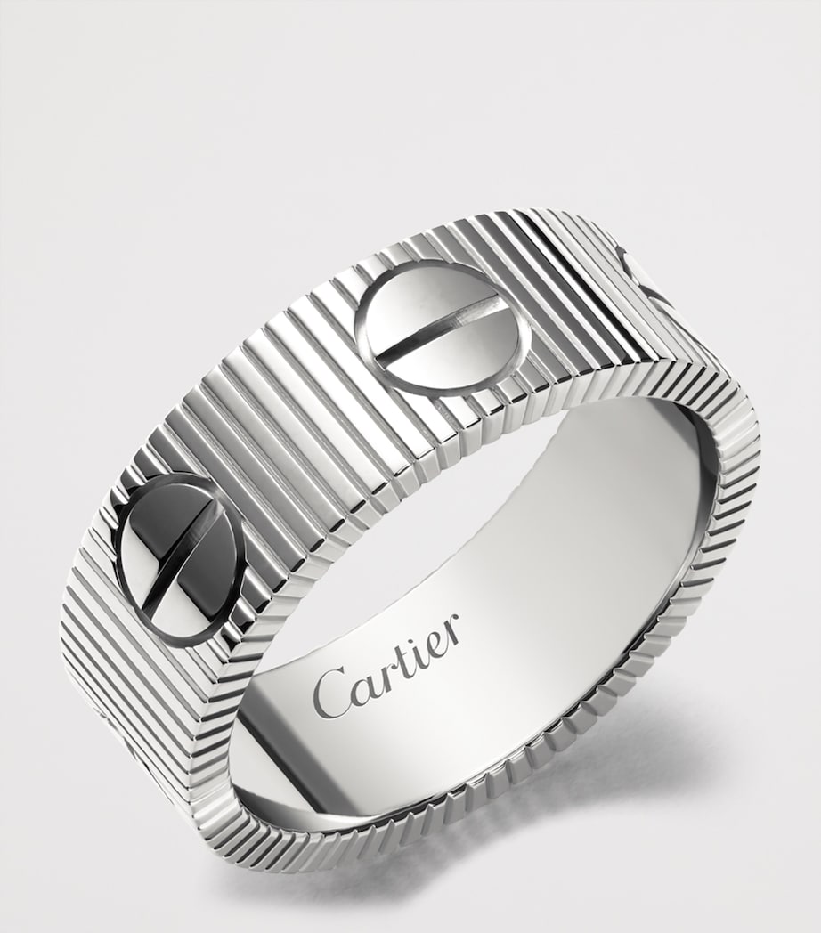 Cartier White Gold LOVE Unlimited Ring - British product
