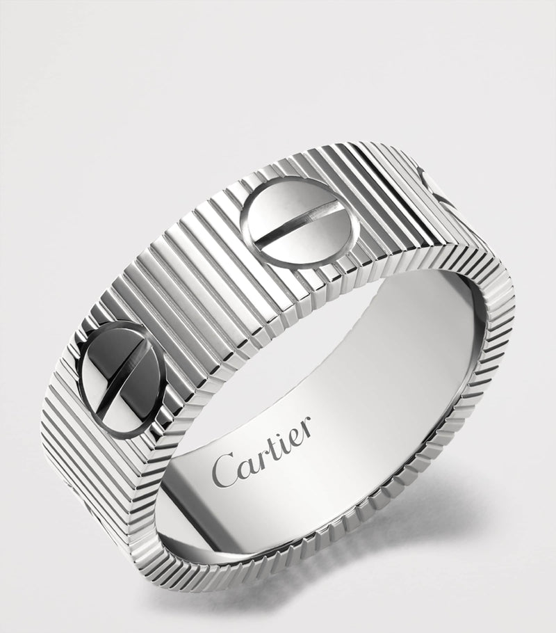 Cartier White Gold LOVE Unlimited Ring - British product