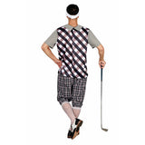 Orion Costumes Male Golfer Costume (Black & White) Standard GOODS Superdrug   