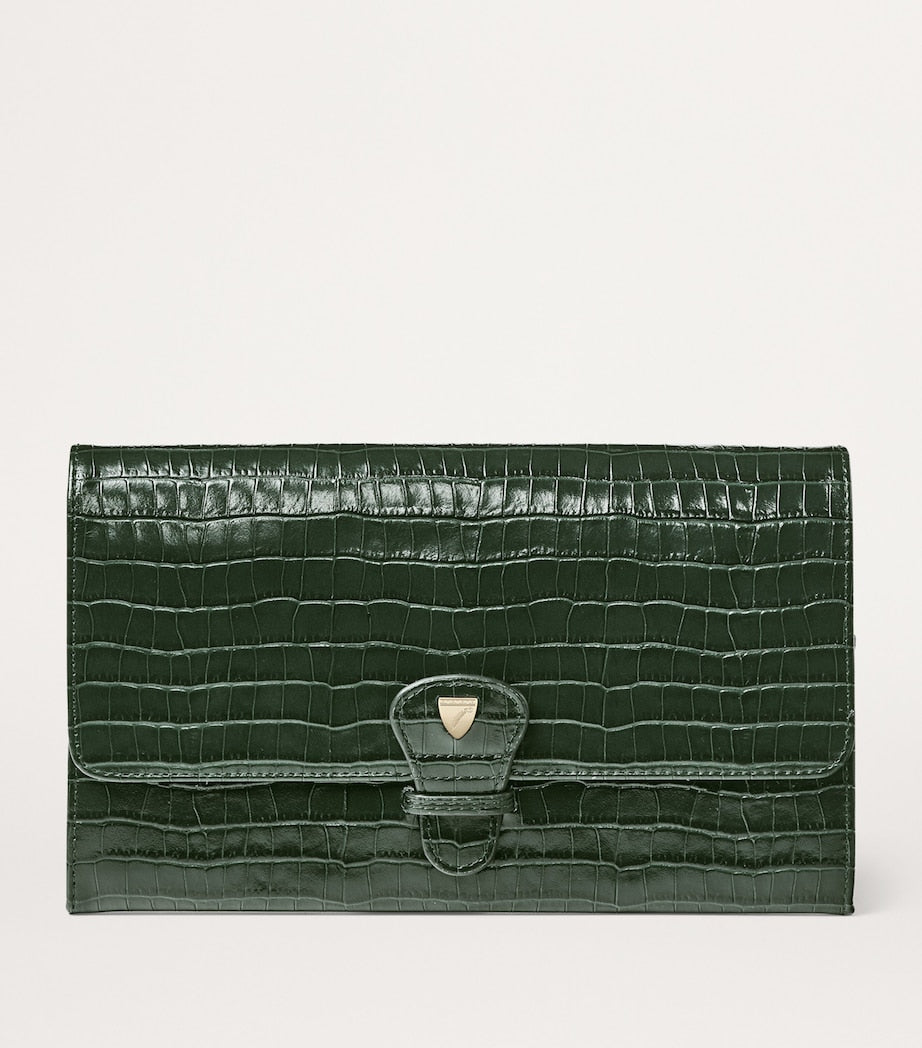 Aspinal Of London leather travel wallet - British product