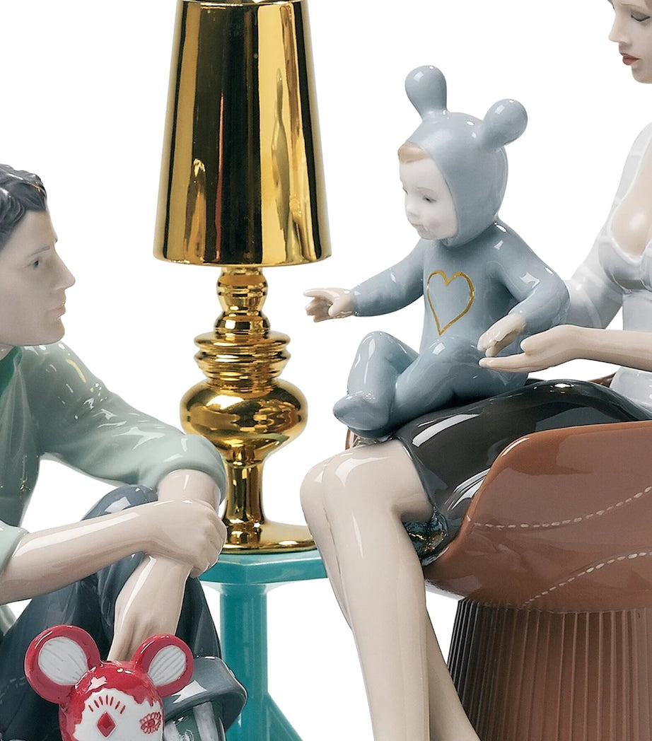 Lladró Family Portrait Porcelain Figurine, UK version