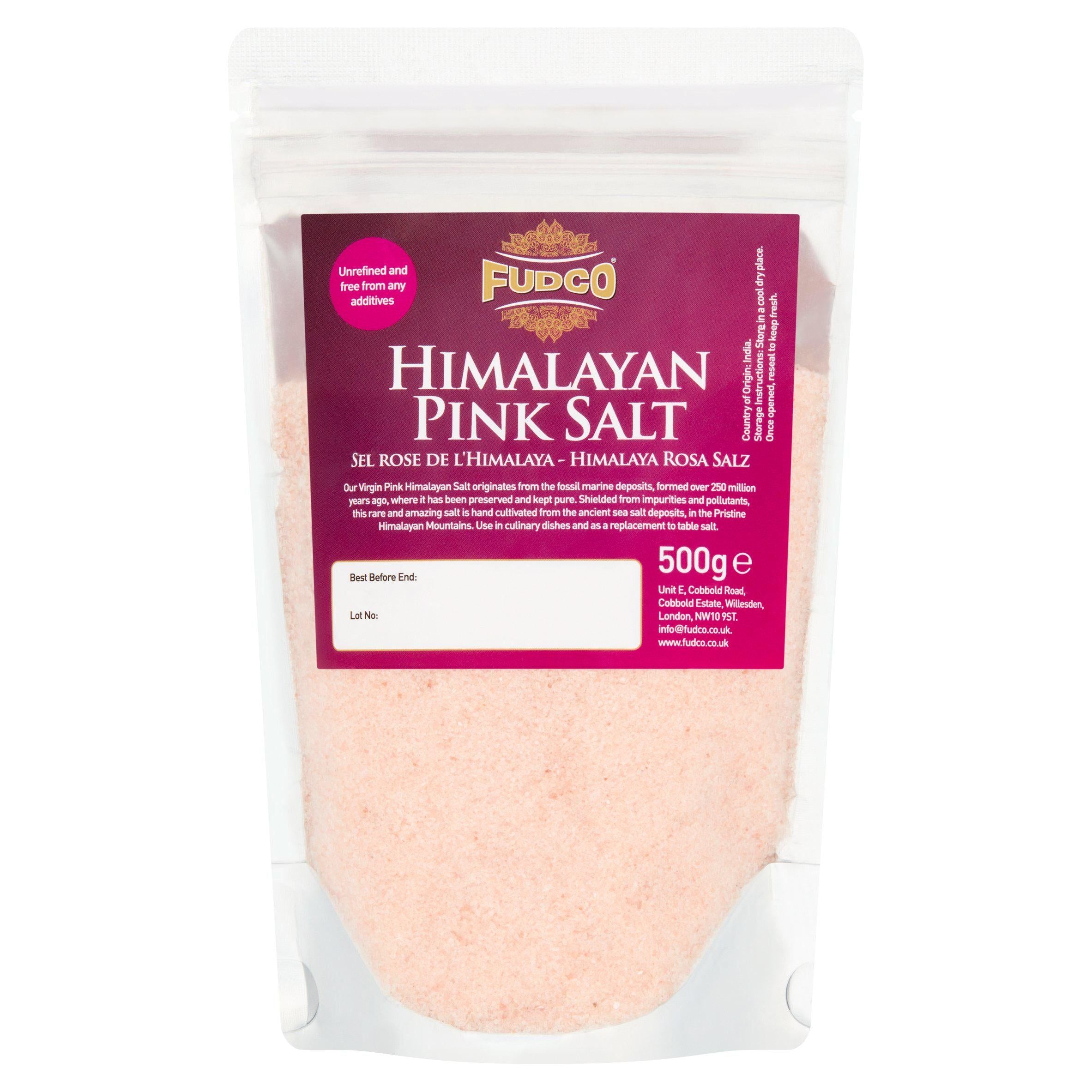 Fudco Himalayan Pink Salt 500g Asian Sainsburys   