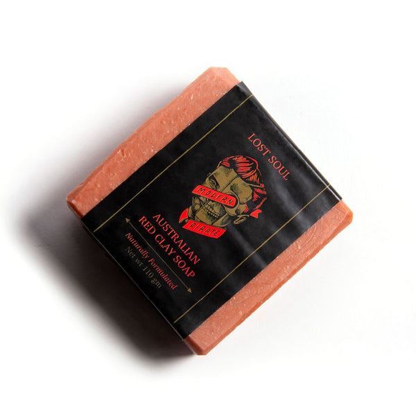 Modern Pirate red clay soap 110g - British product