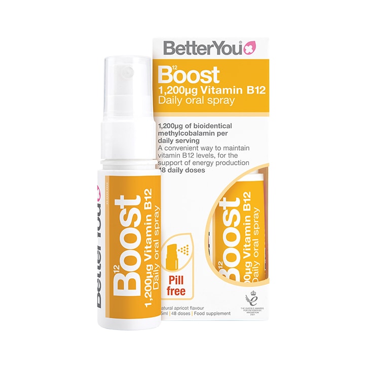 BetterYou Boost Daily Vitamins B12 Oral spray - 25ml GOODS Holland&Barrett   