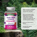 Nature's Truth Hair Skin Nails Gummies 60 Count, UK version