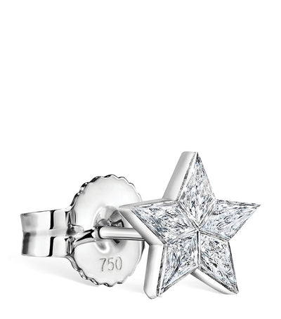 Harrods Maria Tash Invisible Set Diamond Star Stud Earring 7mm- Buy online at McGrocer